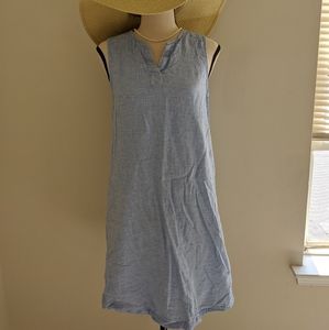 Blue/White Striped Summer Dress